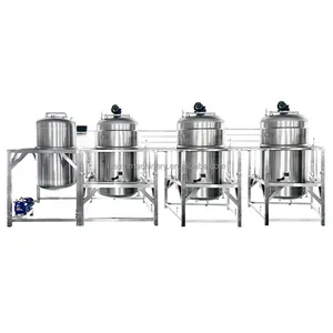 stainless steel 1000l 2000l 3000l 5000l dates syrup making machine double wall vacuum mixing tank