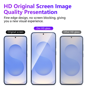 Usine en gros AR HD <span class=keywords><strong>anti</strong></span>-poussière <span class=keywords><strong>anti</strong></span>-statique <span class=keywords><strong>verre</strong></span> protecteur facile à installer protection d'écran de confidentialité pour Samsung S25 - Product Image 5