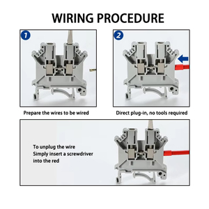 Cntd CUK-2.5 vít Din Rail khối thiết bị đầu cuối 2.5mm ² dây nối vít thiết bị đầu cuối cho công nghiệp điều khiển tự động hóa - Product Image 4