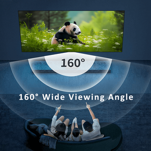 Fscreen <span class=keywords><strong>100</strong></span> <span class=keywords><strong>pulgadas</strong></span> Aura Series Fresnel UST ALR Marco fijo Tri-Chroma Pantalla de proyección para cine en casa 8K UHD 16:9 <span class=keywords><strong>Laser</strong></span> <span class=keywords><strong>TV</strong></span> - Product Image 5
