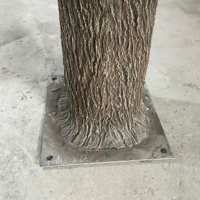 Tronc d'olivier artificiel en fibre de verre, taille personnalisée, aspect naturel, pour décoration de jardin, arbre d'olivier artificiel autoportant