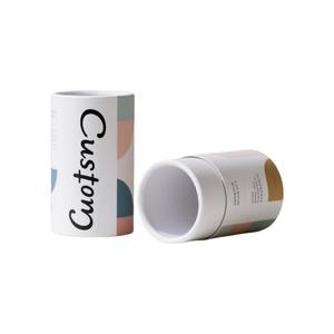 Tube en papier kraft recyclé écologique avec logo personnalisé, conteneur rond imprimé en couleur pour emballage cadeau universel - Product Image 3