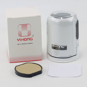 Sello <span class=keywords><strong>de</strong></span> Goma Automático Personalizado YH R42, Redondo, <span class=keywords><strong>de</strong></span> 42 mm, Autoentintable, para Uso en Oficina, China - Product Image 6