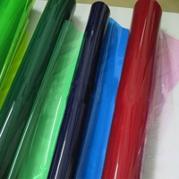 [Ready Stock] Film PVC Transparan Berwarna Guangdong 0.8mm - untuk Tas Jelly, Tas Kosmetik, Tempat Pensil
