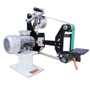 เครื่องขัดสายพาน เครื่องเจียรสายพาน เครื่องขัดแนวตั้ง เครื่องขัดทรายปรับความเร็วได้แบบไม่มีขั้นบันได - Product Image 2