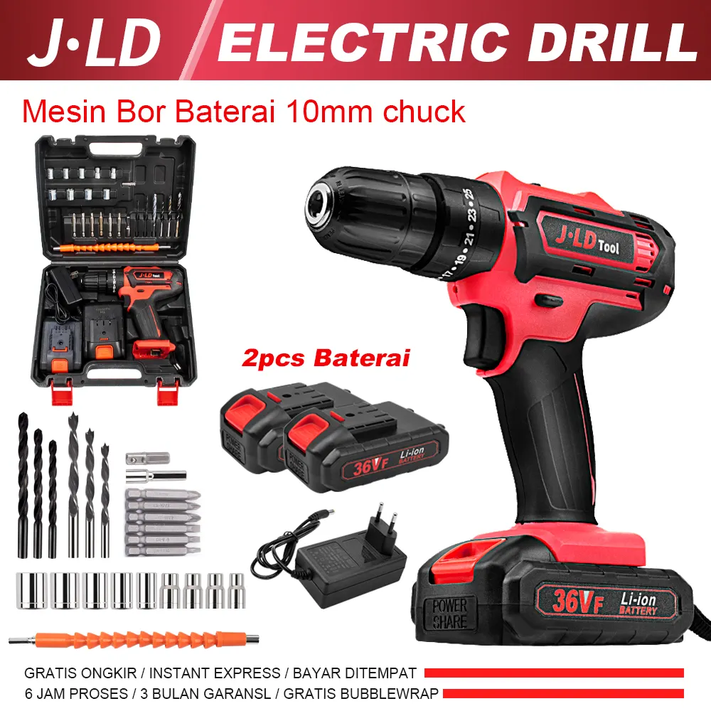 Taladro de impacto inalámbrico de iones de litio, martillo rotativo, taladro eléctrico, martillo rotativo, taladro de impacto