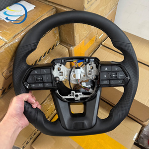 พวงมาลัยหนังแท้คุณภาพ OEM สำหรับรถยนต์โตโยต้า รุ่น Land Cruiser 79 Series, Hilux Vigo, Hiace, Prius, Celica, RAV4, Innova มีสินค้าในสต็อก - Product Image 6