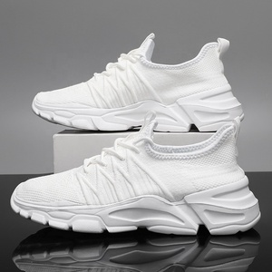Chaussures de course 2025 Nouvelle collection Printemps Tissu respirant en maille tissée Chaussures décontractées pour hommes pour usage quotidien - Product Image 4