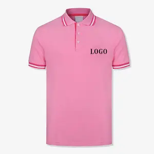 QIANSHI Men's Polo Shirts Casual Brand Sportswear Golf Cotton Blank Heavyweight Custom Shirts Manufacturer Polo Shirts for Men