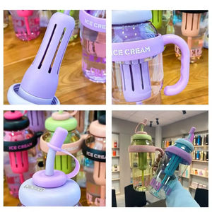 1400ml Schattige Draagbare Kinderen Drinkbeker & Waterfles met Rietje BPA Vrij Lekvrij Vaatwasserbestendig - Product Image 3