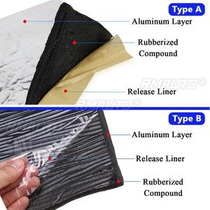 Alfombrilla de espuma de aluminio de 15 pies cuadrados para insonorización de coche, aislamiento de ruido para capó, motor y muro cortafuegos, mantiene el calor - Product Image 5