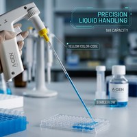 Pipet Serologis Steril 1ml 2ml 5ml 10ml 25ml 50ml 100ml Kemasan Kertas Weld Stretch Ekstra Panjang Alat Laboratorium Sekali Pakai
