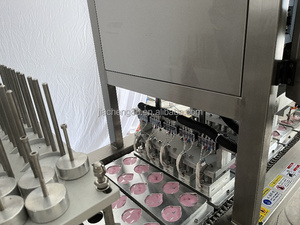 Macchinario per Riempimento e Sigillatura di Calici <span class=keywords><strong>da</strong></span> Comunione, Riempitrice e Sigillatrice Automatica per Calici con Vassoio per Biscotti e Pane - Product Image 3