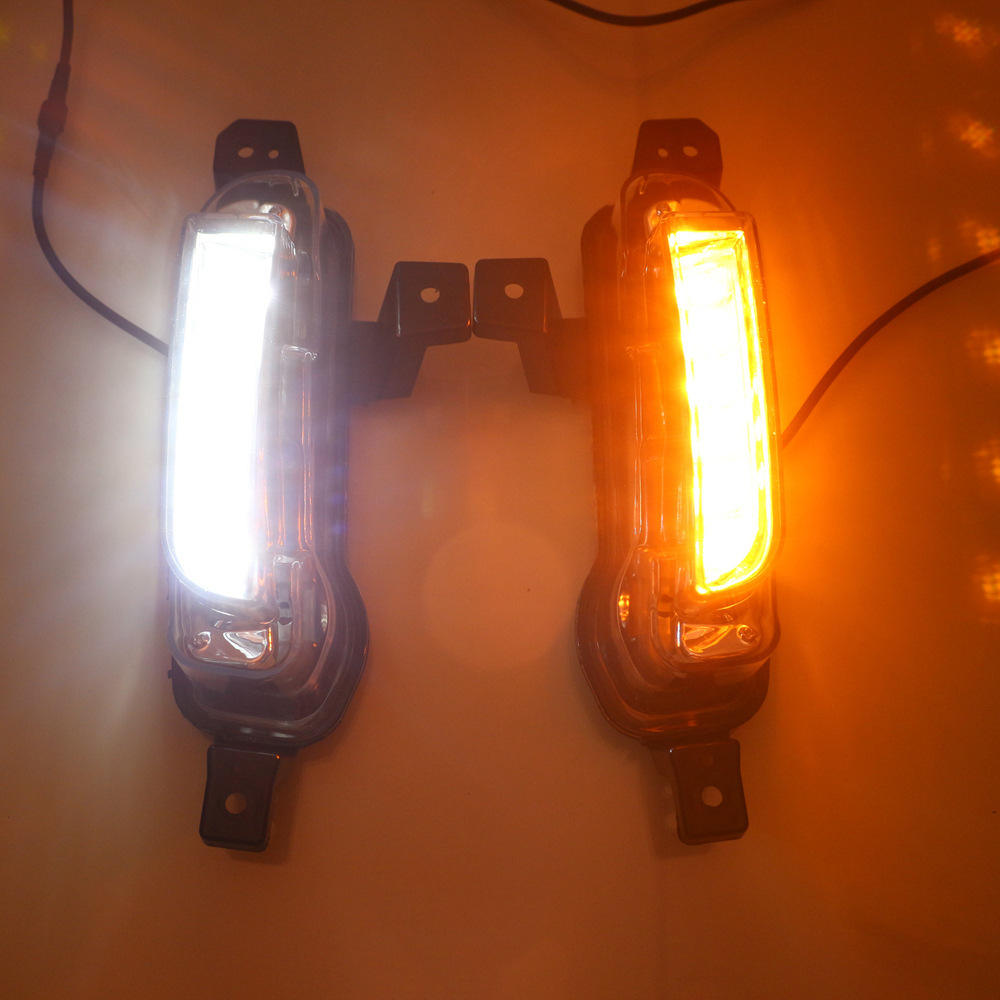 Blanco diurno + gira ámbar