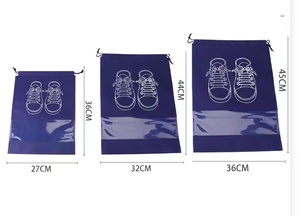 <b>Shoes</b> <b>Storage</b> Bag Closet Organizer Non-woven Travel Portable Bag Waterproof Pocket Clothing Classified <b>Hanging</b> Bag - Product Image 3