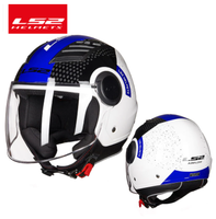 Casque Moto LS2 Airflow 3/4 Jet Ouvert pour Scooter et Été Demi-Face Capacete Casco LS2 OF562