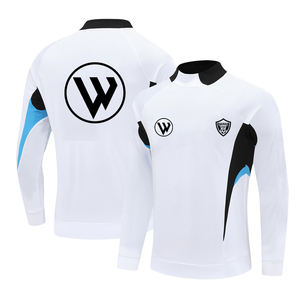 Último Modelo de Chándal de Fútbol para Hombre, Estilo Retro Vintage, Venta al por Mayor, Media Cremallera, 100% Poliéster, Secado Rápido, Transpirable, Manga Larga, Personalizable - Product Image 2