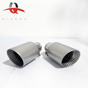 Punta <span class=keywords><strong>de</strong></span> <span class=keywords><strong>Escape</strong></span> <span class=keywords><strong>de</strong></span> Acero Inoxidable con Acabado Arenado para Silenciador <span class=keywords><strong>de</strong></span> Automóvil Estilo <span class=keywords><strong>Akrapovic</strong></span>, <span class=keywords><strong>Tubo</strong></span> <span class=keywords><strong>de</strong></span> <span class=keywords><strong>Escape</strong></span> para Automóvil - Product Image 3