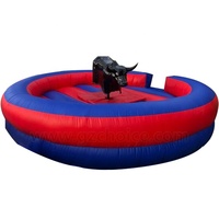 Nouveau design commercial fou mécanique rodéo tour jeux de sport taureau gonflable équitation machine rodéo taureau mécanique pour location