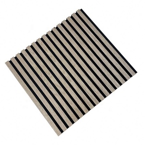 Panneaux acoustiques en MDF mélaminé certifié, style design moderne, NRC 1.0, écologiques, pour décoration murale intérieure, modèle 3D - Product Image 3