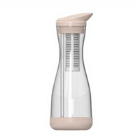 Alkalische waterfilterkan met waterstofglas, voor thuis, keuken, restaurant, met actieve koolstofvezel, verwijdert chloor en lood.