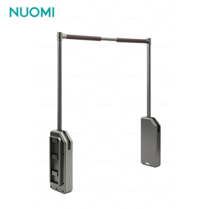 NUOMI HERA Bedroom Wardrobe Hardware Smart Electric <strong>Closet</strong> Metal Clothes Rod Rack Clothes Hanger Pull Down Wardrobe Lift - Product Image 1