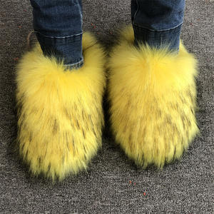 Alfombra Antideslizante de Imitación de Piel de Mapache, Estilo Europeo Americano 2024, para Mujer, Otoño Invierno, Forrada de Felpa, para el Hogar - Product Image 5