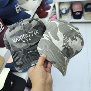 Manhattan Nyc Camouflage Baseball Cap Unisex Twill Cotton <b>Sun</b> <b>Shade</b> Hat - Product Image 1