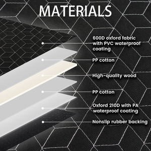 Coussin pour chien orthopédique grand format avec housse amovible lavable, tapis pour animaux de compagnie, housse sur mesure pour sièges arrière de voiture - Product Image 4