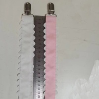Attache-tétine personnalisée faite à la main en ruban gros-grain imprimé en polyester doux et écologique, avec bordure blanche, cadeaux de confort pour bébé