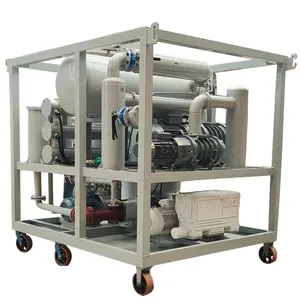 Huazheng elektrikli vakum dönüştürücü atık yağ dehidrasyon makinesi motor yağı arıtma makinesi