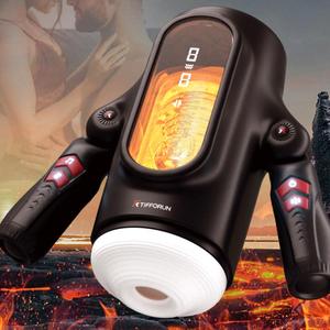 Masturbatore Automatico Iron Man '<span class=keywords><strong>Six</strong></span> Weapons' con Vibrazioni, Riscaldamento, Suoni e Design con Impugnatura - Product Image 5