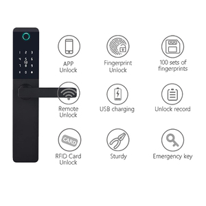 Zigbee Automatic Nfc Aluminum <strong>Security</strong> Keyless Tuya Smart Digital Door <strong>Lock</strong> - Product Image 5