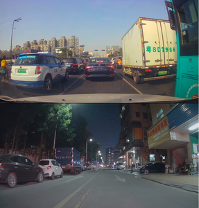 กล้องติดรถยนต์ 4K 2160P WIFI GPS Logger แบบเลนส์คู่ ชิป Novatek 96663 เซ็นเซอร์ <span class=keywords><strong>Sony</strong></span> IMX323 มองเห็นในเวลากลางคืน กล้องบันทึกภาพหน้า-หลัง รุ่น D30H - Product Image 6