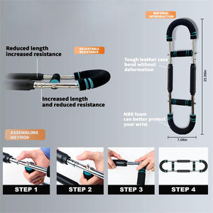 Entrenamiento de fuerza superior del cuerpo Expansor de pecho ajustable Ejercitador de brazo Fortalecedor mejorado del antebrazo - Product Image 4