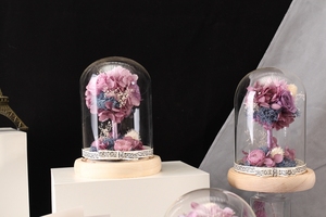 Высшего сорта Yunnan класса А с лакированным atacado rosa eterna flor De Lis искусственные цветы в стеклянная трубка - Product Image 4