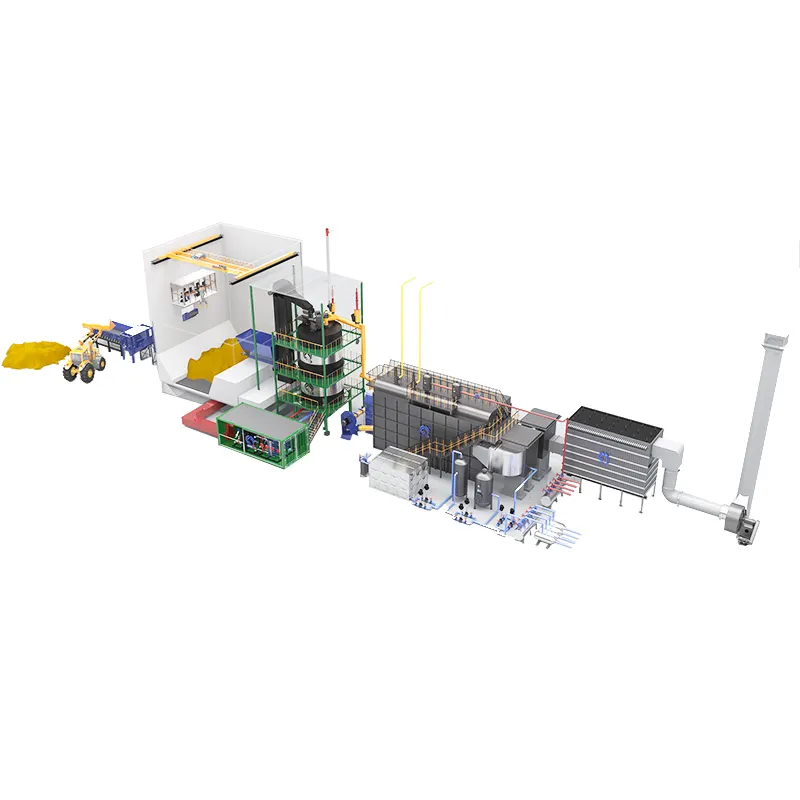 Plante électrique intégré pour la production de riz et la concentration, plante, chauffage et électricien