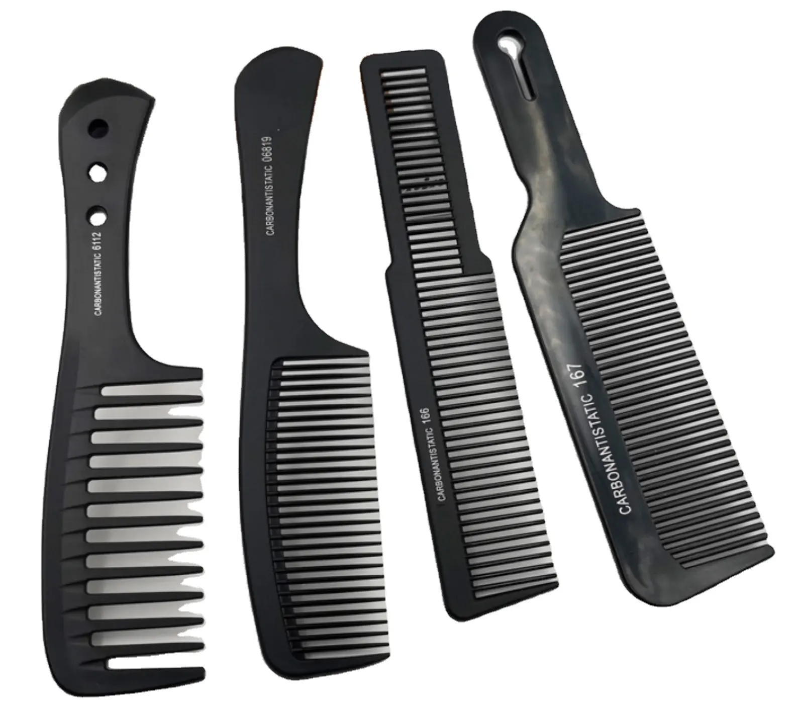 Comb Plastic Barber Comb Black Thickened Hair Cutting Comb Men's and Women's Styling Tools