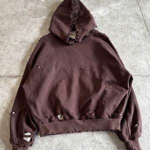 Sudadera con capucha unisex de peso pesado, estilo vintage desgastado, con efecto descolorido por el sol, grunge, con borde sin rematar, estampado de otoño, streetwear personalizado por el fabricante - Product Image 3