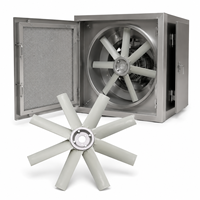 Pale de ventilateur axial à angle réglable en matériau PAG, pièce de rechange pour ventilateur d'extraction industriel à haut débit d'air