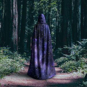 JX Custom Halloween <span class=keywords><strong>mantello</strong></span> con cappuccio per gli uomini delle donne vestaglia con cappuccio medievale Cosplay streghe costumi - Product Image 6