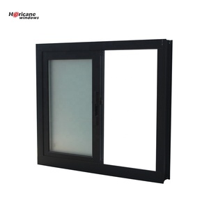 Maßgefertigtes Schwarz-Weiß-Bronze Doppelglasfenster Aluminiumrahmen Schiebefenster - Product Image 2