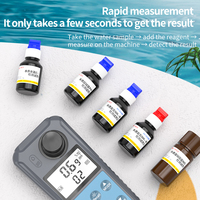 Kit de test de la qualité de l'eau de piscine et de l'eau du robinet pour le sulfure d'hydrogène, l'ammoniac, l'azote, le chlore résiduel, OEM, plastique gris