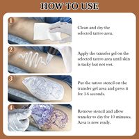 Solution de Gel de Transfert de Pochoirs de Tatouage de Précision 5,29 Ounces - Fournitures et Accessoires pour Artistes et Débutants