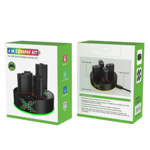 แท่นชาร์จ 4 in 1 พร้อมไฟ RGB สุดเท่ สำหรับจอยเกม <span class=keywords><strong>X</strong></span>-B One/<span class=keywords><strong>Series</strong></span> <span class=keywords><strong>X</strong></span> พร้อมชุดแบตเตอรี่ Ni-MH - Product Image 6