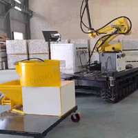 Robot d'impression 3D en béton à 6 axes KUKA/FANUC pour la construction |   Bras robotique industriel pour solution d'automatisation des bâtiments
