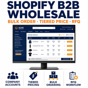 Soluzioni Personalizzate per Siti Web B2B Shopify per Web e Mobile con Account Cliente e Tariffe a Livelli LionCreate - Product Image 2