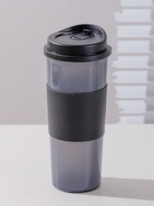 Eco- Friendly <b>Reusable</b> Coffee <b>Cup</b> Plastic Custom Logo Coffee Mugs Travel Bamboo Fiber Coffee Office Use Mug for With Lid - Product Image 2