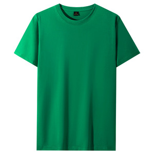 Camisetas de algodón de 220g, camisetas básicas de manga corta de Color sólido para gimnasio, camisetas informales para hombres, venta al por mayor - Product Image 6