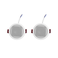 Haut-parleur de plafond avec diffusion sans fil Bluetooth pour maisons intelligentes et montage au plafond sans outils